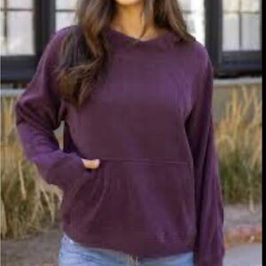 Grace& Lace Corded Pullover Hoodie